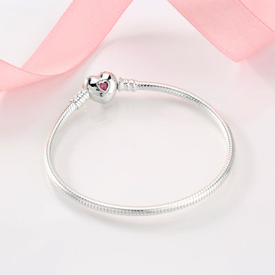 Pulsera de Plata Esterlina S925 con Cadena de Serpiente y Dijes Intercambiables - Image 20