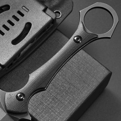 Cuchillo de Supervivencia D2 con Mango G10 para Camping y Aventura - Image 13