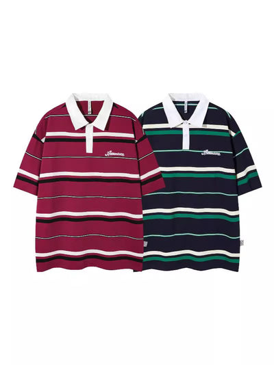 Polo Retro Vintage para Hombre - Estilo Clásico de Verano - Image 10