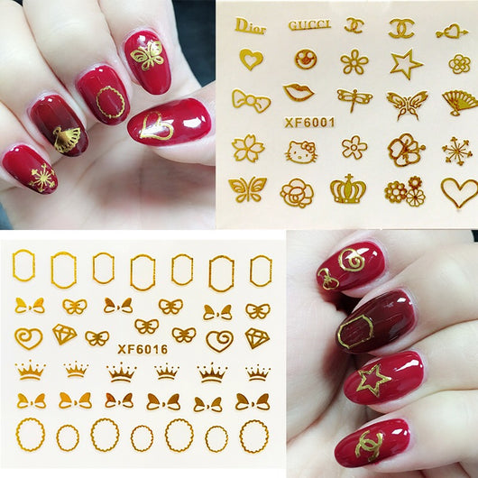 Calcomanías Impermeables con Estampado en Caliente para Uñas - Image 2