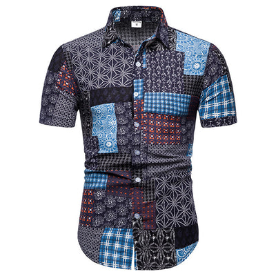 Camisa Casual de Playa para Hombre con Estampado - Image 9
