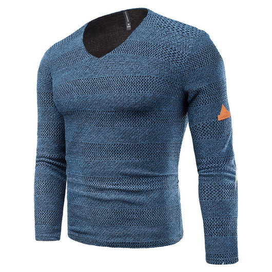 Playera de Manga Larga con Parches de Cuero y Diseño Hueco Trendy - Image 15