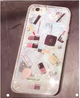 Funda Móvil con Patrón Cosmético y Líquido Dinámico - Image 6