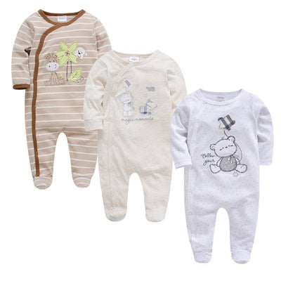 Enterizo Infantil de Manga Larga Estampado - Primavera y Otoño - Image 21