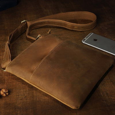 Bolsa Mensajera de Cuero para Hombre - Image 3