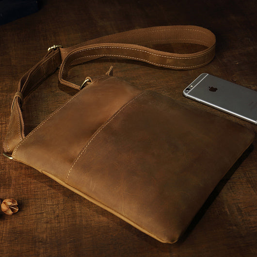 Bolsa Mensajera de Cuero para Hombre - Image 3