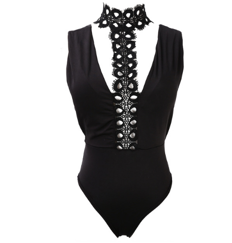 Conjunto Sensual de Encaje Elástico