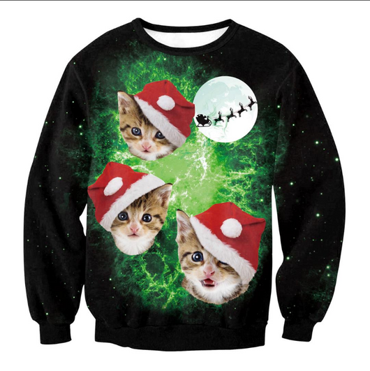 Suéter Navideño Divertido Santa Elfo Vacaciones para Hombre y Mujer - Image 19