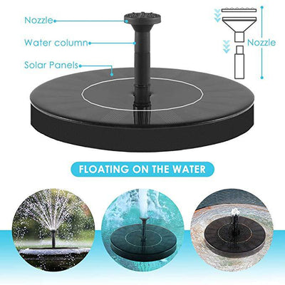 Fuente Solar Redonda Clásica para Jardín - Image 7