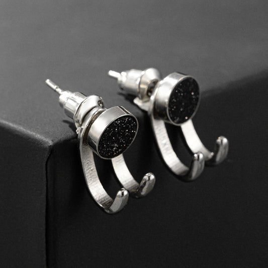 Aretes de Plata 925 para Hombre - Diseño Moderno y Personalidad - Image 2