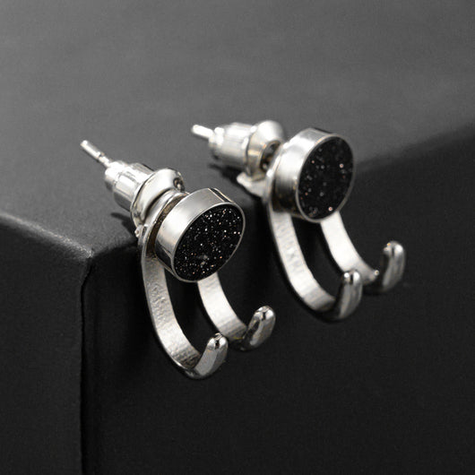 Aretes de Plata 925 para Hombre - Diseño Moderno y Personalidad - Image 2