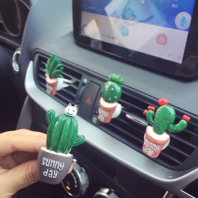 Ambientador de Auto con Clip para Ventilación - Diseño Decorativo de Plantas - Image 4