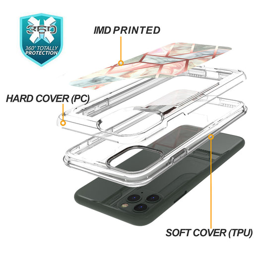 Funda de Teléfono Mármol Geométrico - Image 5