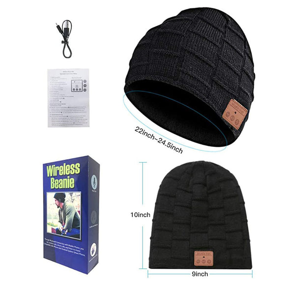 Gorro Térmico de Lana Bluetooth Inteligente