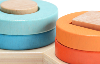 Puzzle de Formas de Madera para Apilar y Clasificar - Image 14