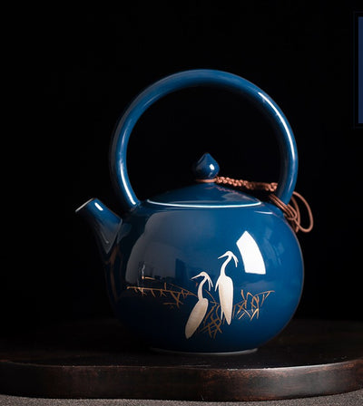 Olla de Cerámica Ji Blue Egret con Asas Ergonómicas - Image 4