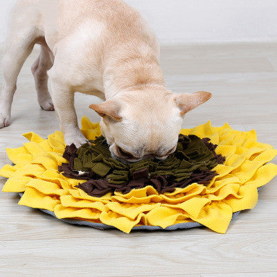 Tapete Interactivo para Perros con Diseño Girasol - Juguete Enriquecedor y Comedero Lento - Image 2