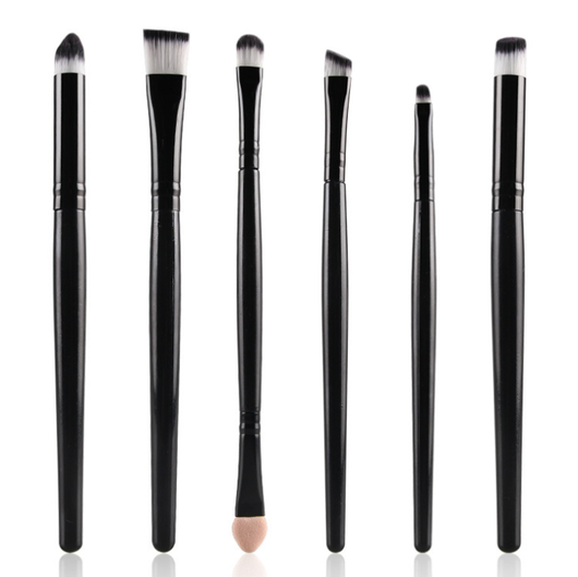 Set de 6 Brochas de Maquillaje Profesional para Ojos, Cejas y Labios - Image 5