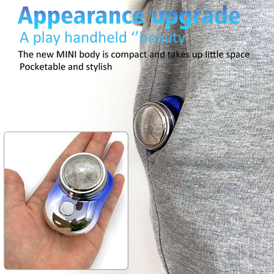 Afeitadora Eléctrica Portátil Recargable USB - Máquina de Afeitar Inalámbrica Húmeda y Seca para Hombre - Image 4