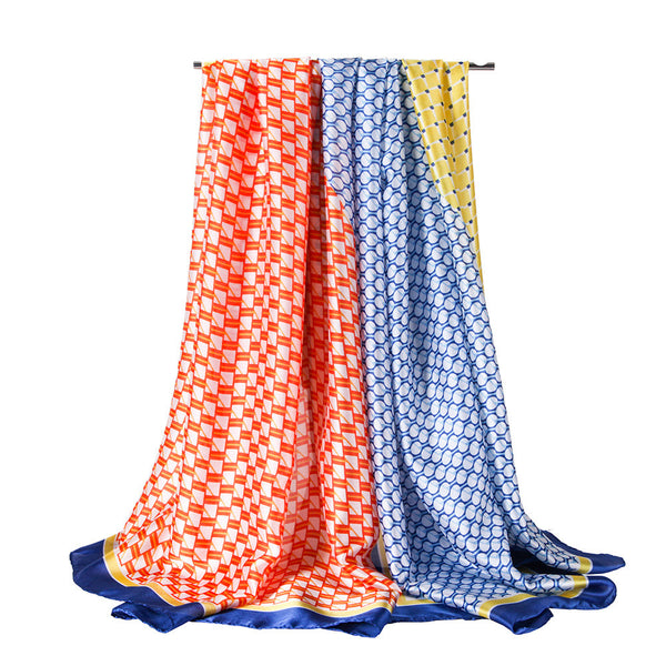 Pañuelo para Dama con Costuras Geométricas - Image 16