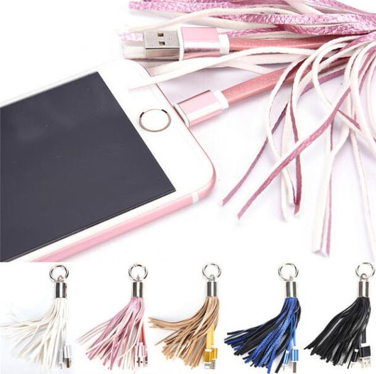 Cable de Datos con Llavero Compatible - Carga Rápida y Portátil