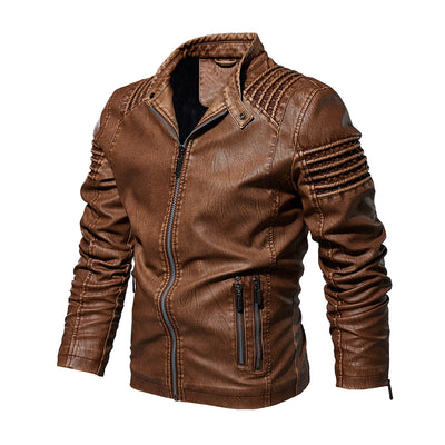 Chaqueta de Cuero Premium Talla Grande - Estilo Europeo y Americano - Image 5