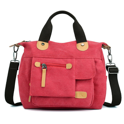 Bolsa de Lona Retro Casual para Mujer - Image 7