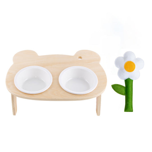 Comedero Elevado para Gatos con Borde Inclinado y Soporte Alto - Image 6