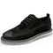Zapatos Brogue de Cuero Gamuza Estilo Europeo y Americano