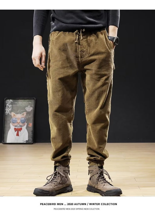 Pantalones de Pana Holgados Talla Grande para Hombre - Image 19