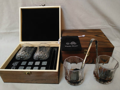 Set de Whisky Premium con Piedras de Hielo y Caja de Madera - Image 8