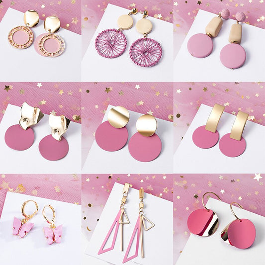 Aretes Vintage con Lentejuelas Brillantes