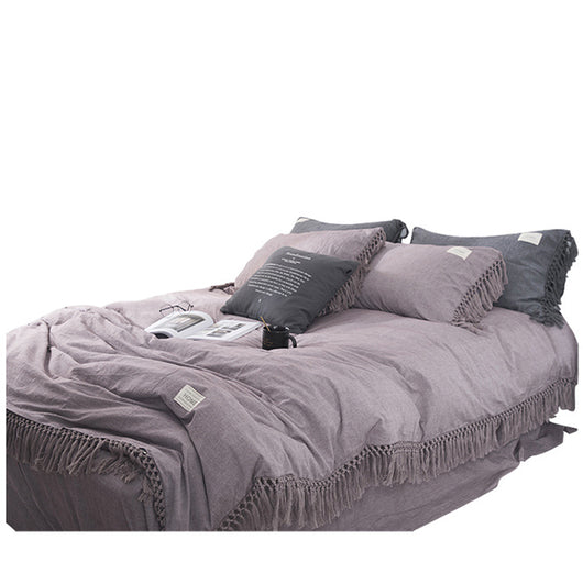 Juego de Cama Nordic de Algodón Puro - 4 Piezas - Image 2