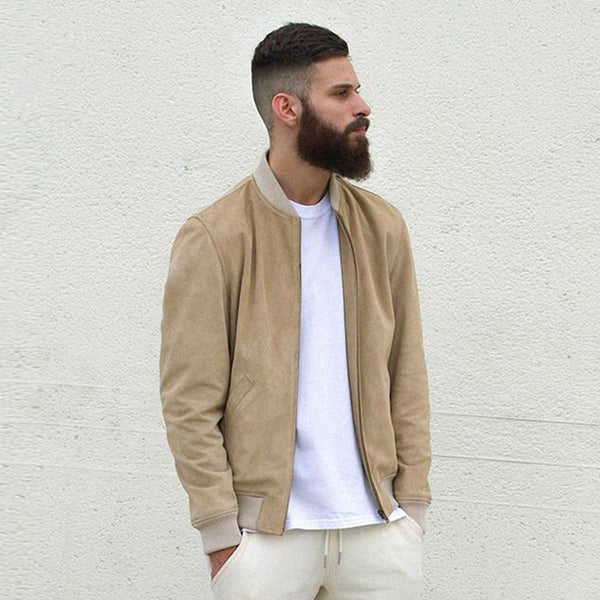 Chaqueta de Béisbol Slim Fit para Hombre