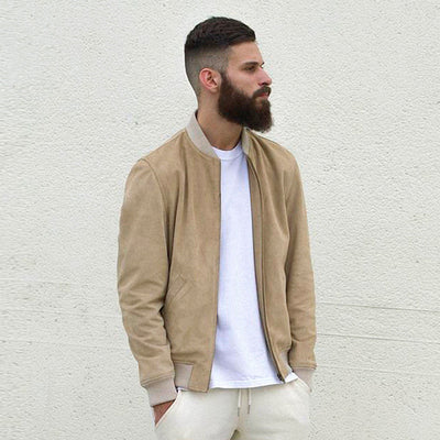 Chaqueta de Béisbol Slim Fit para Hombre