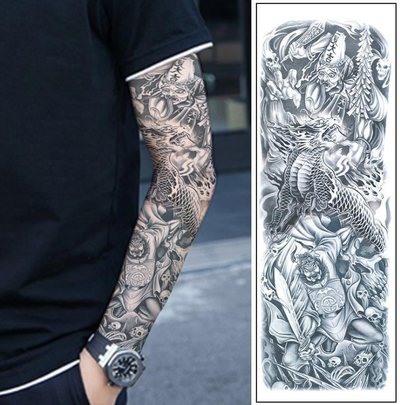 Tatuaje Temporal de Flores para Brazo