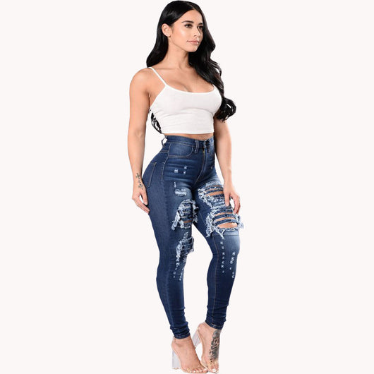 Pantalones Vaqueros Rotos para Mujer - Image 4