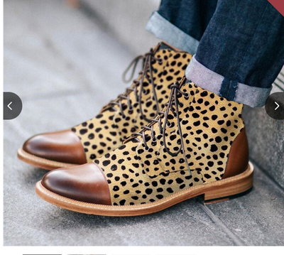 Botas Martin de Cordones Frontales y Tacón Bajo para Hombre