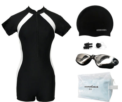 Traje de Baño Deportivo de Manga Larga para Mujer - Cobertura Total - Image 16