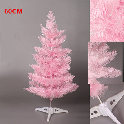 Árbol de Navidad Degradado Rosa Punta Brillante