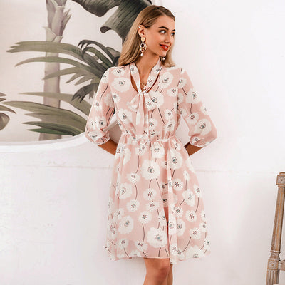 Falda A-line con Estampado de Moños - Image 2