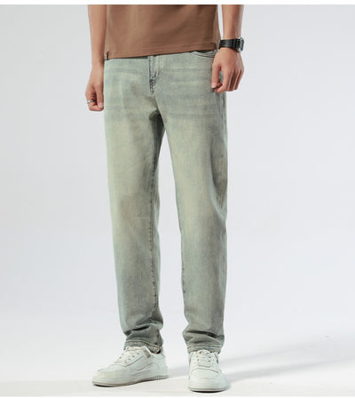 Pantalones Vaqueros Stretch Nostálgicos Slim Fit para Hombre - Image 11