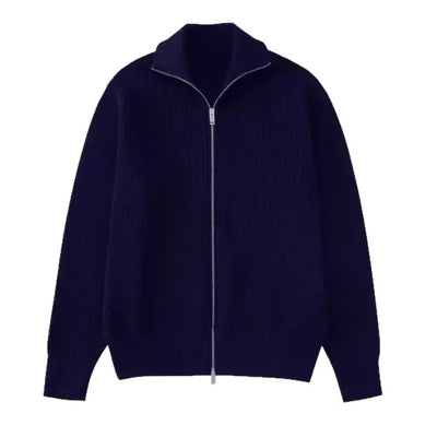 Cardigan para Hombre con Cuello Tipo Solapa y Cierre de Cremallera - Image 4