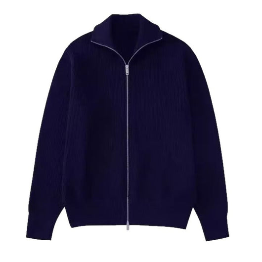 Cardigan para Hombre con Cuello Tipo Solapa y Cierre de Cremallera - Image 4