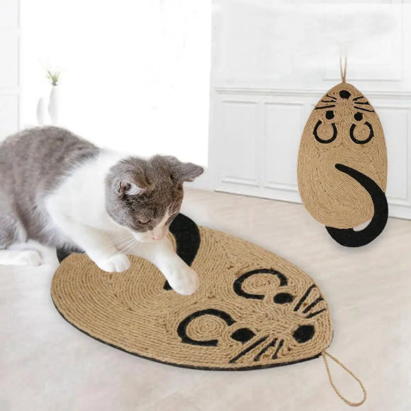 Rascador para Gatos con Almohadilla de Sisal - Afilador de Uñas y Cama Multiusos