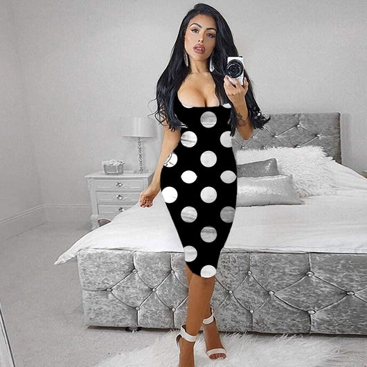 Vestido Largo Elástico Ajustado sin Espalda con Tirantes para Dama - Image 9