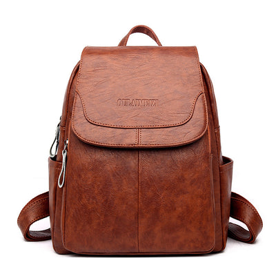 Mochila de Cuero Estilo Coreano para Mujer - Diseño Versátil y Elegante - Image 7