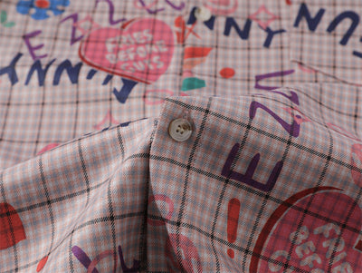 Camisa Casual de Cuadros Love Letter para Hombre - Image 16