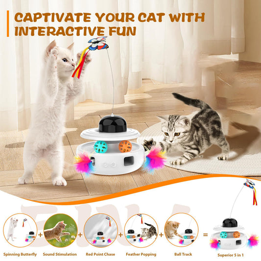 Juguete Interactivo Silencioso para Gatos con Motor Eléctrico - Image 2