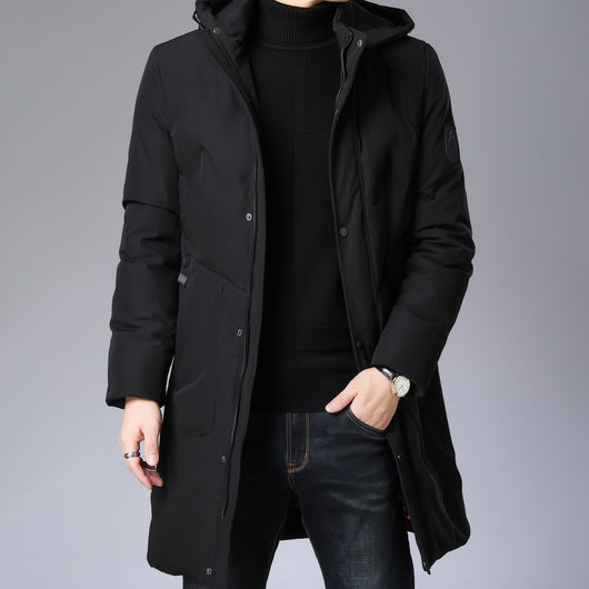 Abrigo Holgado con Capucha para Hombre - Image 3